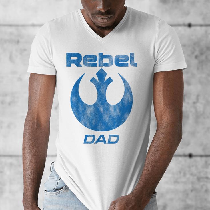 Star Wars Rebel Alliance Matching Family DAD T-Shirt Men's V-Neck T-Shirt