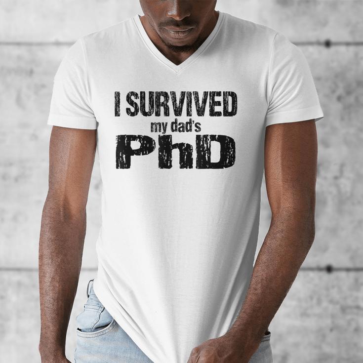 I Survived My Dad's PhD Graduation Men's V-Neck T-Shirt