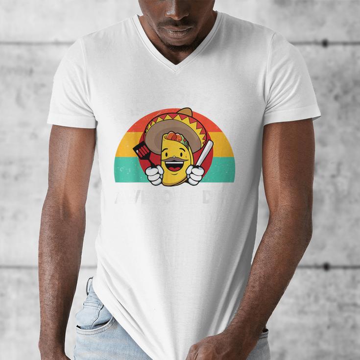 Taco Bout Awesome Dad Cinco De Mayo Mexican Men Men's V-Neck T-Shirt