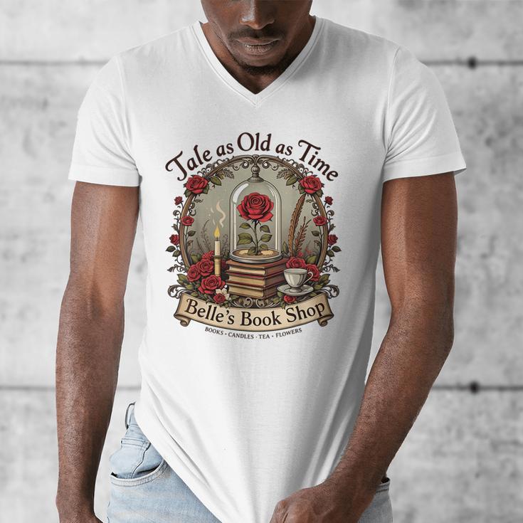 Tale As Old As Time Belle's Book Shop Book Coffee Book Men's V-Neck T-Shirt