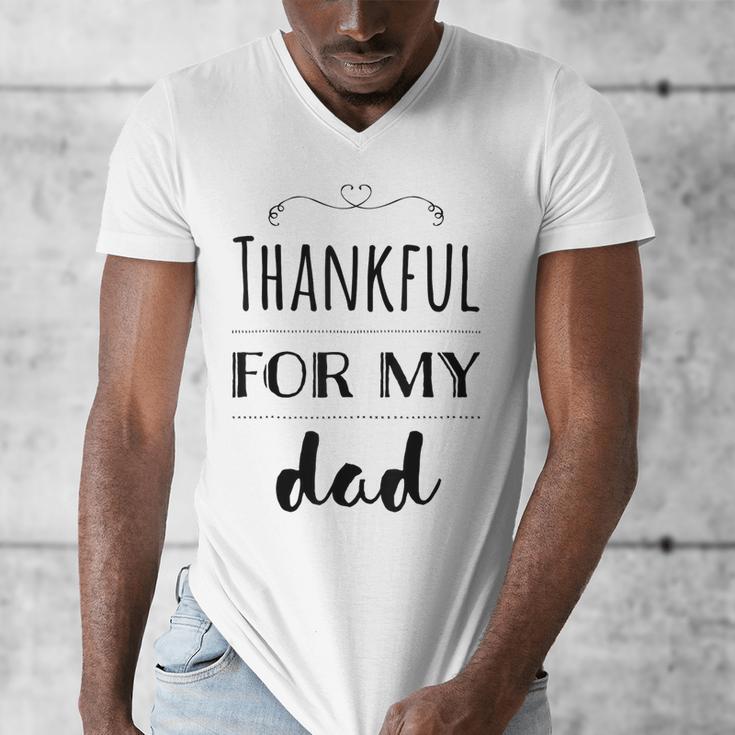 Thankful For My Dad Men's V-Neck T-Shirt