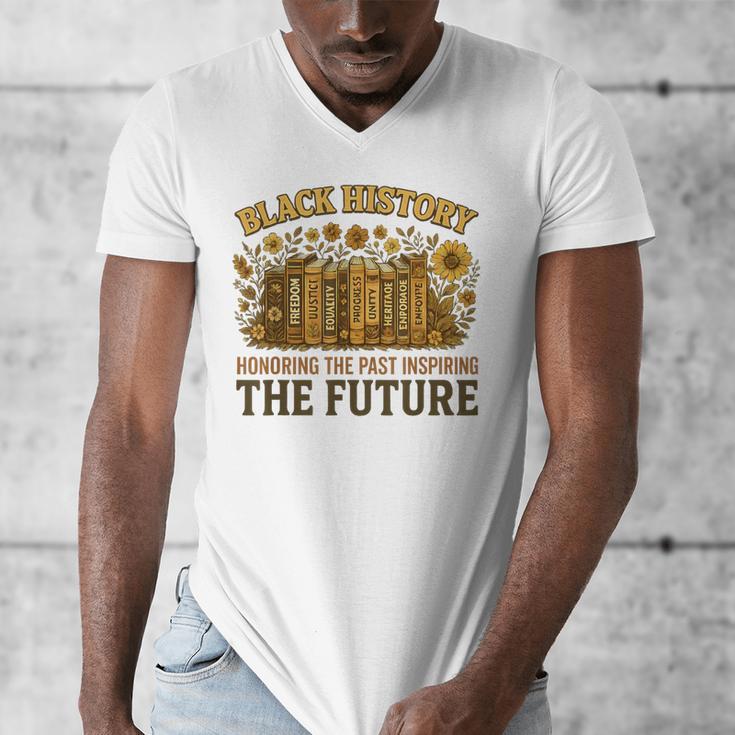 History Honoring Past Inspiring The Future Book Men's V-Neck T-Shirt History Honoring Past Inspiring The Future Book Men's V-Neck T-Shirt