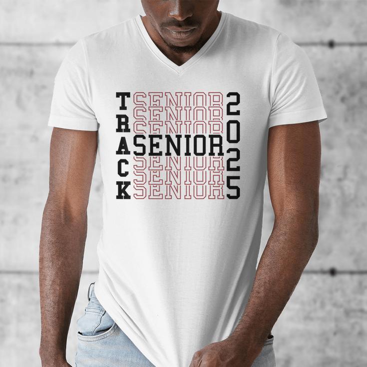 Track Senior Night Track Senior 2025 Graduation 60 Men's V-Neck T-Shirt