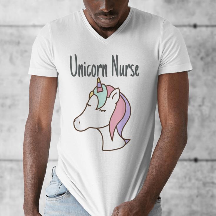 Unicorn RN GraduationShirt Nurse Shirts Men's V-Neck T-Shirt