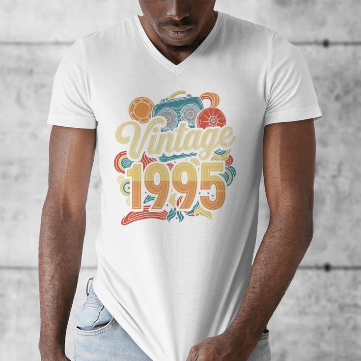 Vintage 1995 Retro Classic 90s Nostalgia Throwback Vibe Men's V-Neck T-Shirt