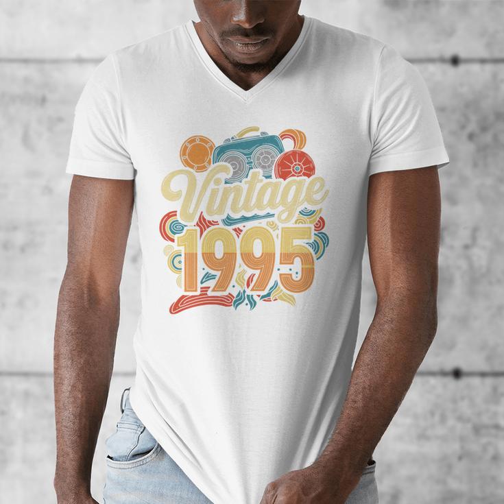 Vintage 1995 Retro Classic 90s Nostalgia Throwback Vibe Premium Tri-Blend Men's V-Neck T-Shirt Vintage 1995 Retro Classic 90s Nostalgia Throwback Vibe Premium Tri-Blend Men's V-Neck T-Shirt