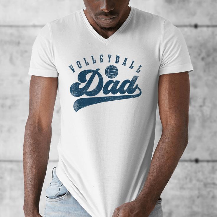 Volleyball Dad Daddy Father's Day Men's V-Neck T-Shirt