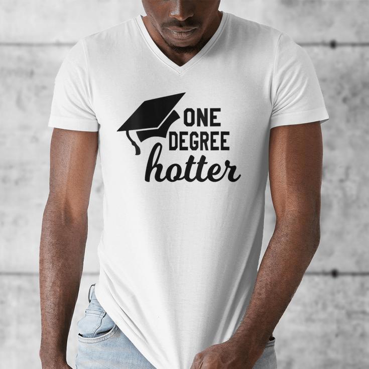 Women's One Degree Hotter College Masters PhD Graduation Party Men's V-Neck T-Shirt