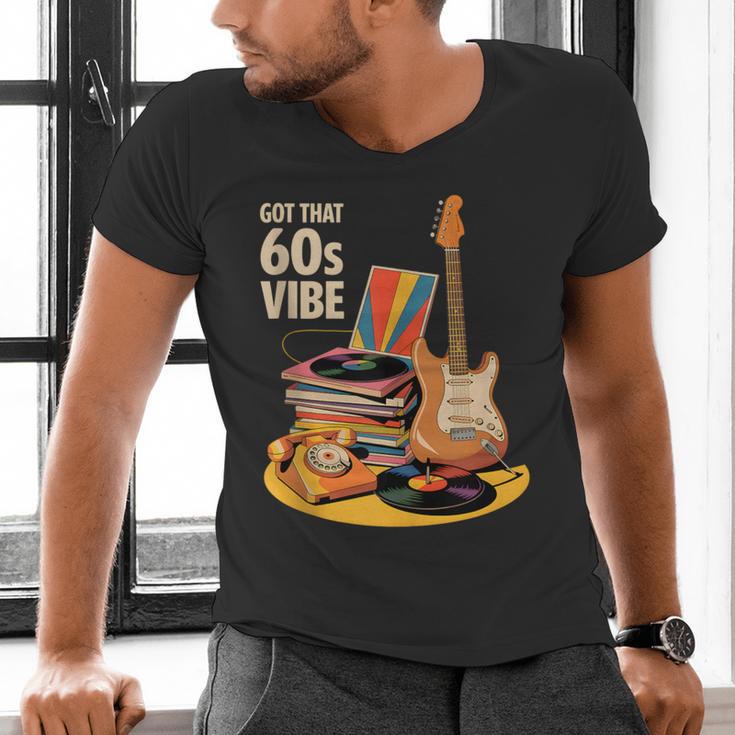 1960s 60s Reunion Nostalgia Memories Music School Grew Up Men's V-Neck T-Shirt 1960s 60s Reunion Nostalgia Memories Music School Grew Up Men's V-Neck T-Shirt