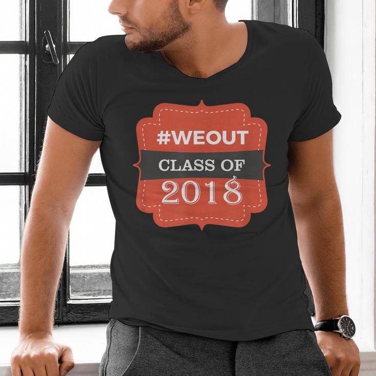 We Out 2018 Graduation Shirts Men's V-Neck T-Shirt