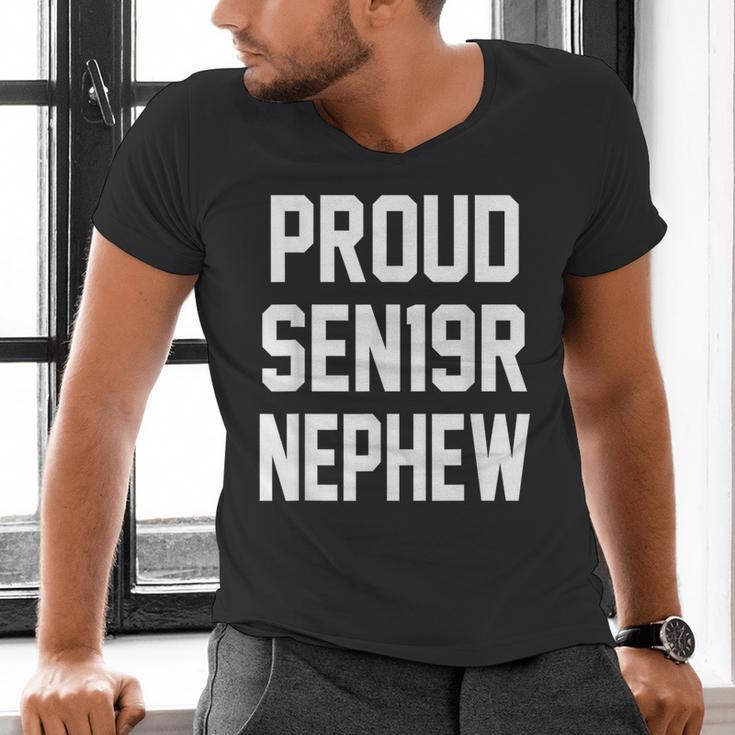 2019 Senior Nephew SEN19R Class Graduation PartyShirt Men's V-Neck T-Shirt
