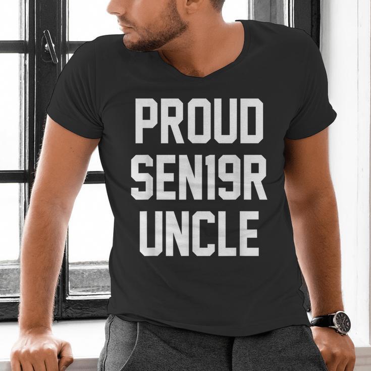 2019 Senior Uncle SEN19R Class Graduation PartyShirt Men's V-Neck T-Shirt