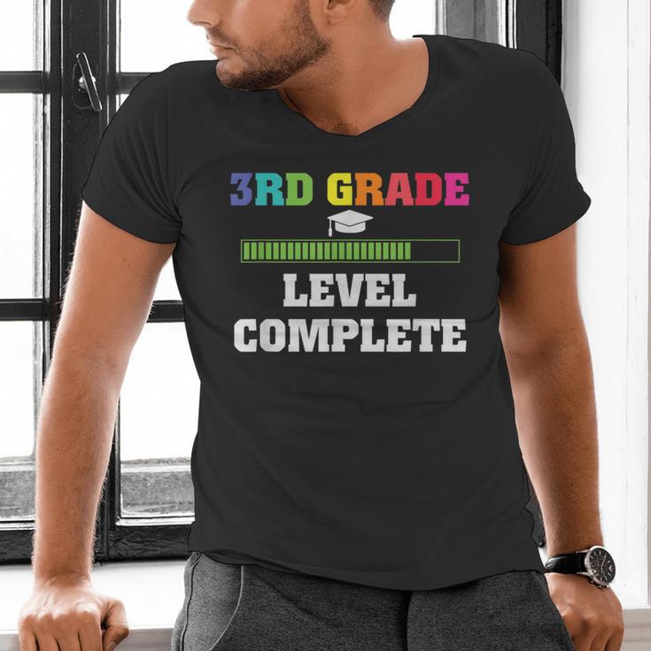 3rd Grade Level Complete Third Grade Graduation Men's V-Neck T-Shirt