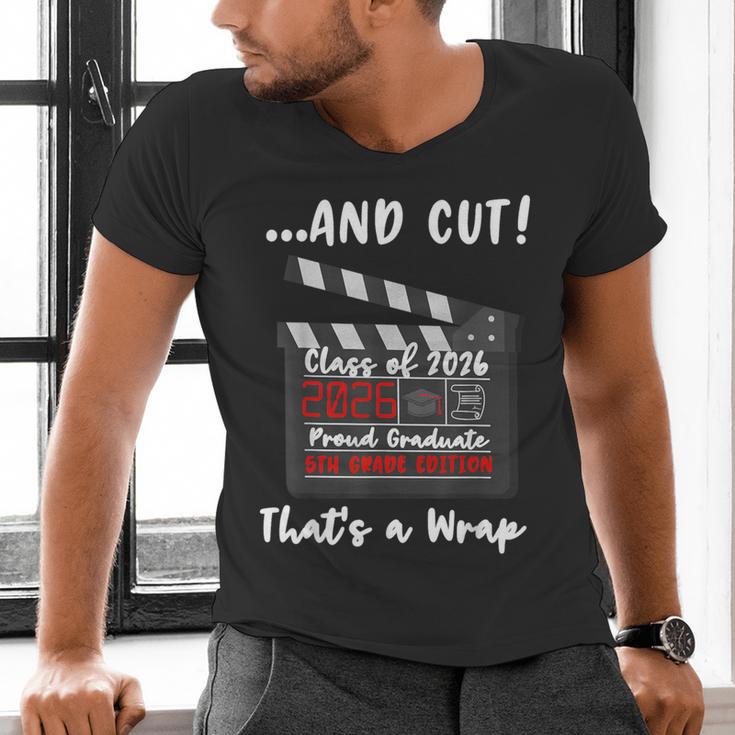 5th Grade 2026 Last Day End Of School Graduation Men's V-Neck T-Shirt