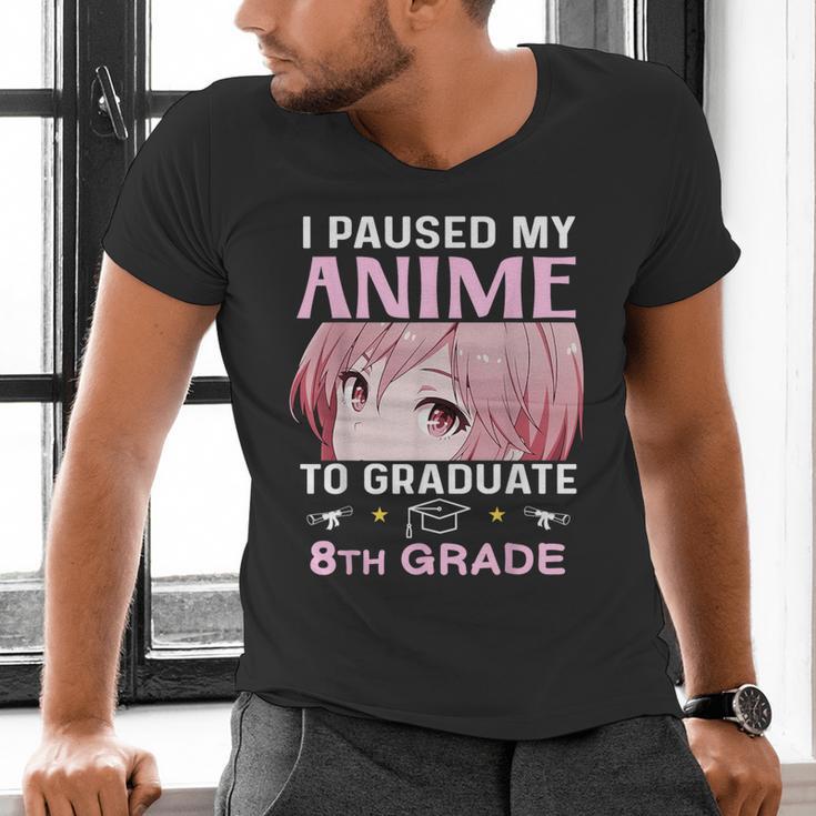 8th Grade Graduation Anime 2024 Graduate Middle School Girls Men's V-Neck T-Shirt