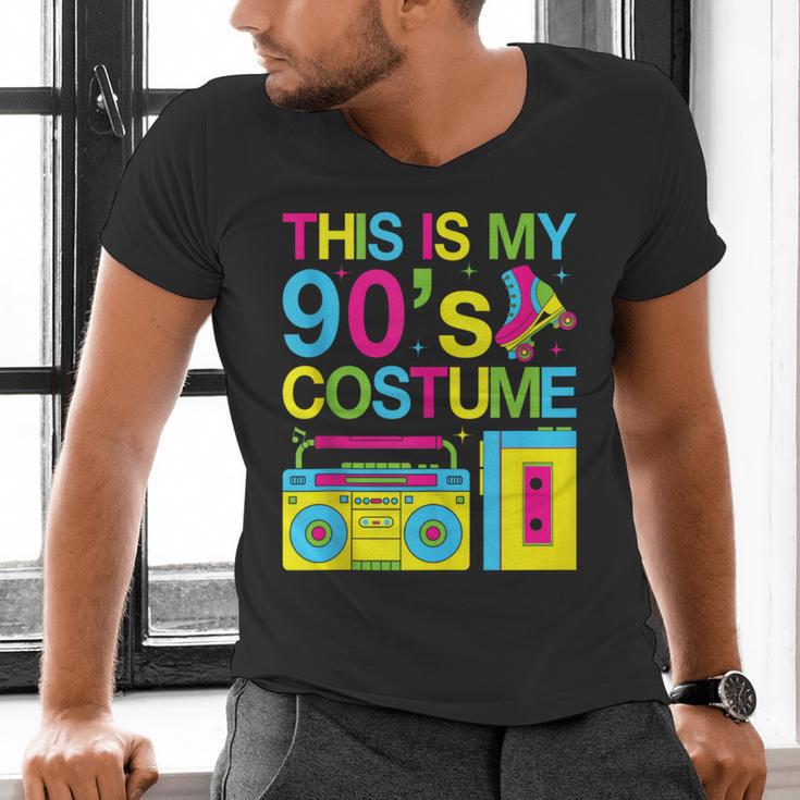 This Is My 90's Costume Retro 1990s Style Cassette Nostalgia Men's V-Neck T-Shirt