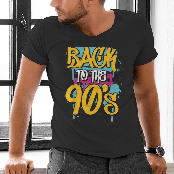 90's Nineties 1990s Nostalgia Men's V-Neck T-Shirt