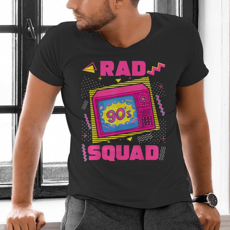 90s Rad Squad Retro Television 90s Aesthetic Nostalgia Men's V-Neck T-Shirt