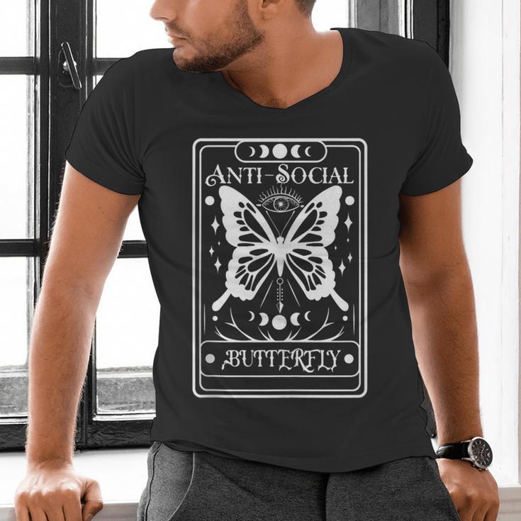 Anti-Social Butterfly Introvert Dislike People Men's V-Neck T-Shirt Anti-Social Butterfly Introvert Dislike People Men's V-Neck T-Shirt