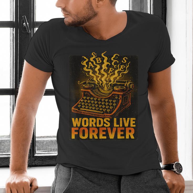 Antiques Collector Writing Retro Nostalgia Curiosity Men's V-Neck T-Shirt Antiques Collector Writing Retro Nostalgia Curiosity Men's V-Neck T-Shirt