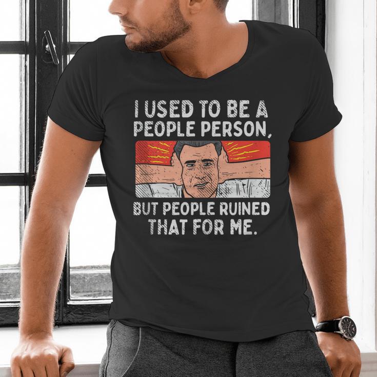 Antisocial Not A People Person Socially Selective Introvert Men's V-Neck T-Shirt