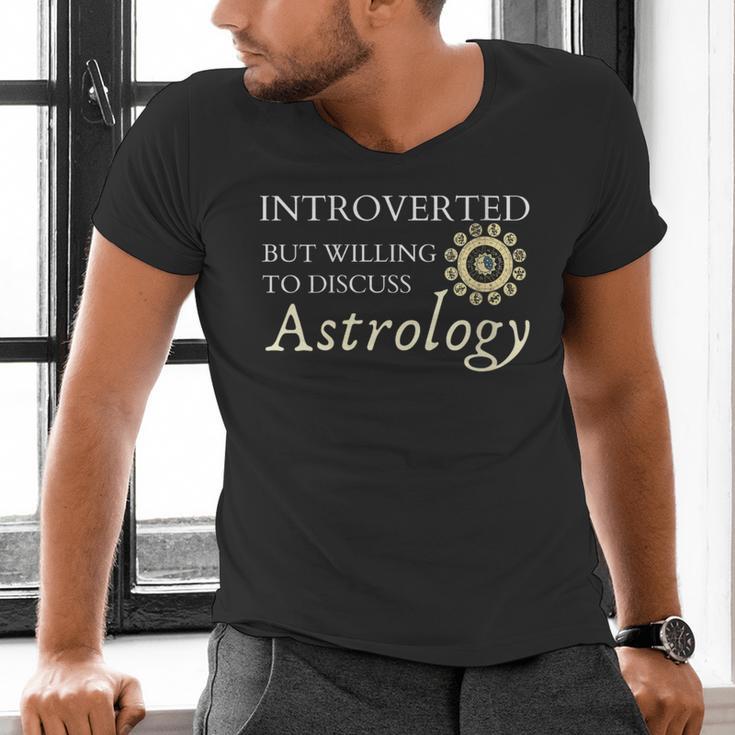 Astrology Quote For Introvert Astrologists Spirituality Men's V-Neck T-Shirt
