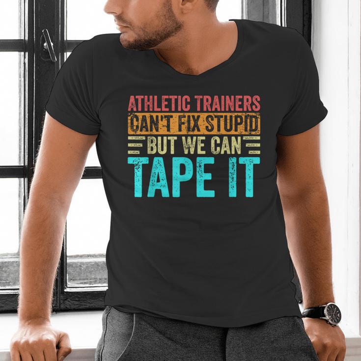 Athletic Trainers Fix Stupid Sports Graduation Vintage Men's V-Neck T-Shirt