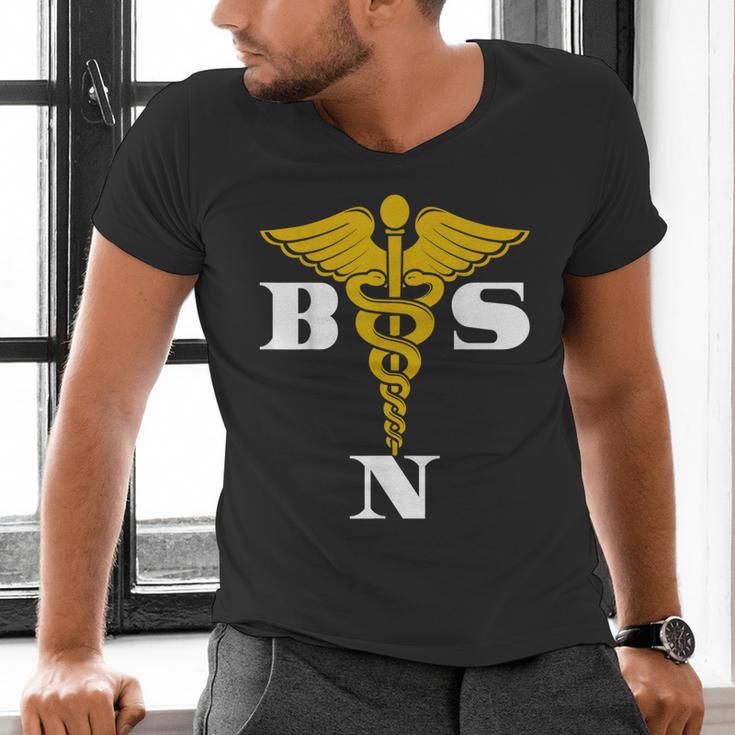 Bachelor Of Science Nursing Graduation Men's V-Neck T-Shirt
