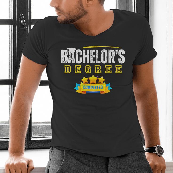 Bachelors Degree Graduation Senior Celebration Grad Party Men's V-Neck T-Shirt