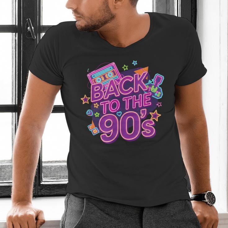 Back To The 90s Retro Nostalgia Men's V-Neck T-Shirt