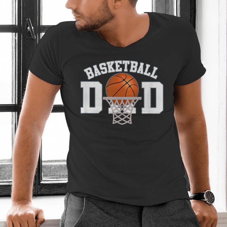 Basketball Dad Men's V-Neck T-Shirt