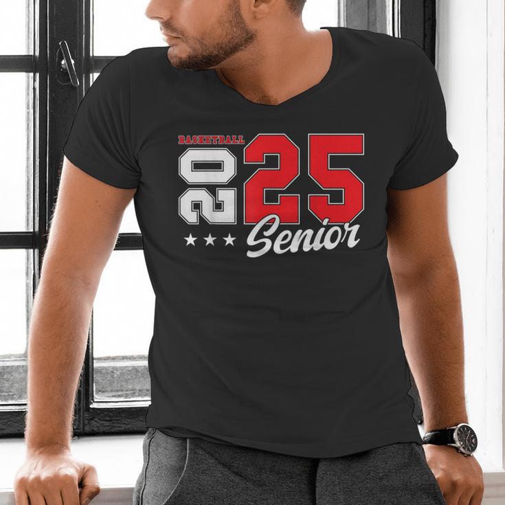 Basketball Senior Night Basketball Senior 2025 Graduation 79 Men's V-Neck T-Shirt