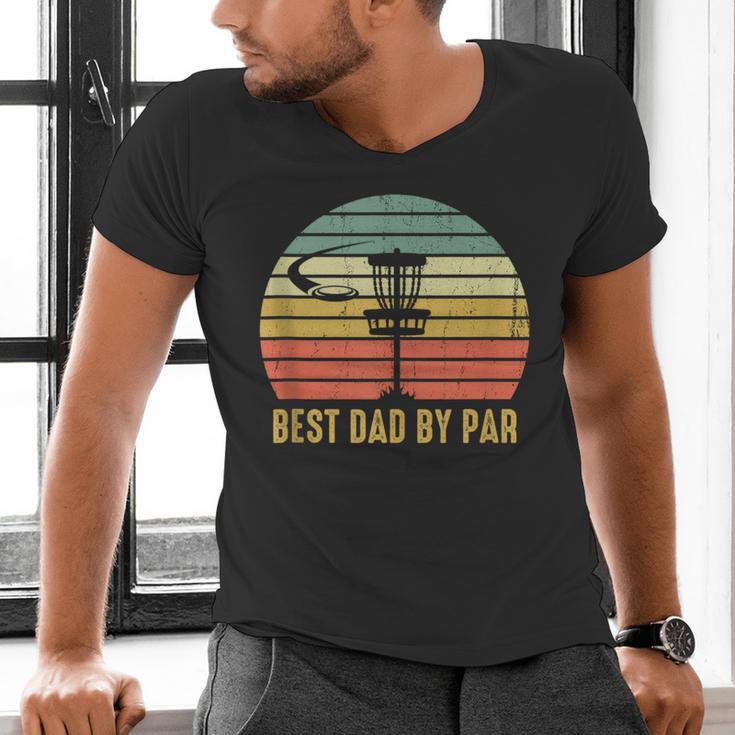 Best Dad By Par Disc Golf Father's Day Men's V-Neck T-Shirt Best Dad By Par Disc Golf Father's Day Men's V-Neck T-Shirt