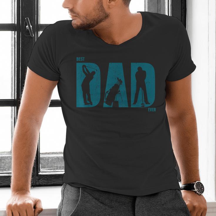 Best Golf Dad EverShirt Golf Dad Shirt Men's V-Neck T-Shirt