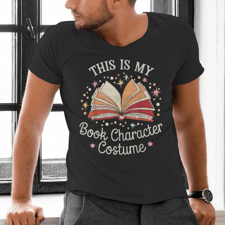 This Is My Book Character Costume Men's V-Neck T-Shirt