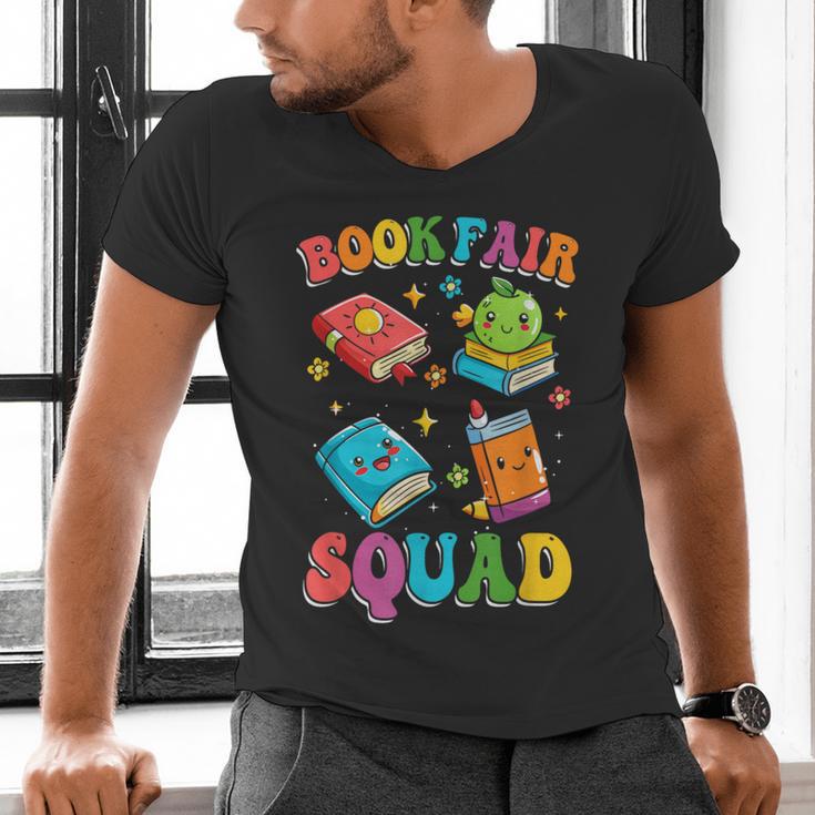 Book Fair Squad Men's V-Neck T-Shirt