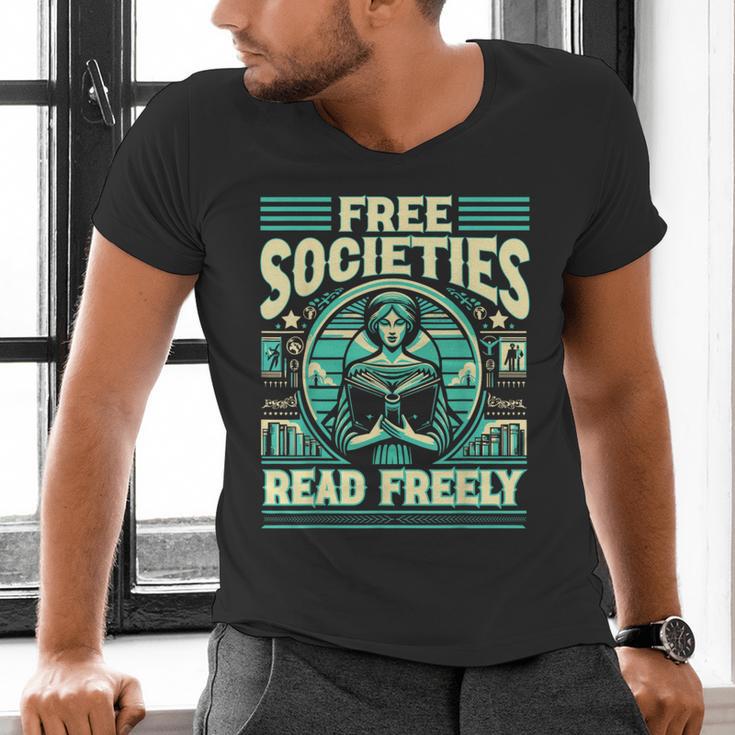 Book Lover Banned Books Reading Banned Books Men's V-Neck T-Shirt