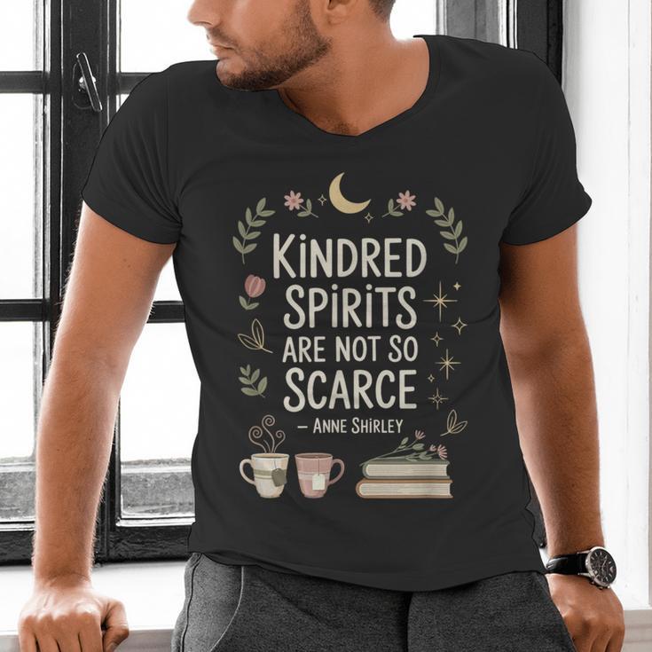 Book Lover Friend Quote Anne Men's V-Neck T-Shirt Book Lover Friend Quote Anne Men's V-Neck T-Shirt
