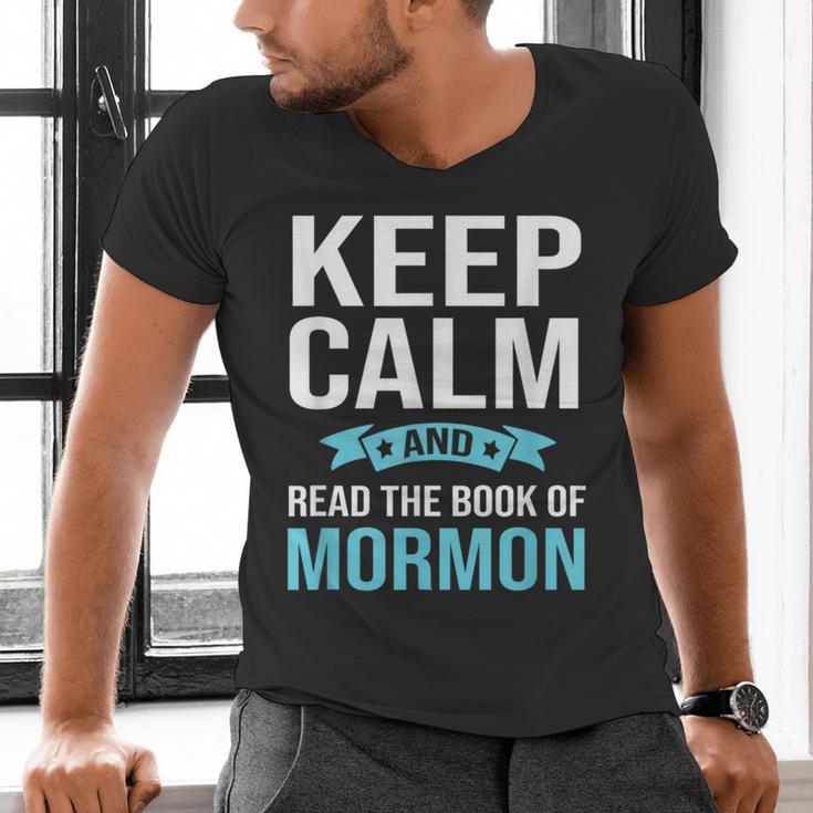 Book Of Mormon LDS Missionary Church Of Latter Day Saints Men's V-Neck T-Shirt