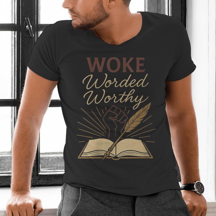 And Booked Afro Literary Pride Book Club Culture Men's V-Neck T-Shirt And Booked Afro Literary Pride Book Club Culture Men's V-Neck T-Shirt