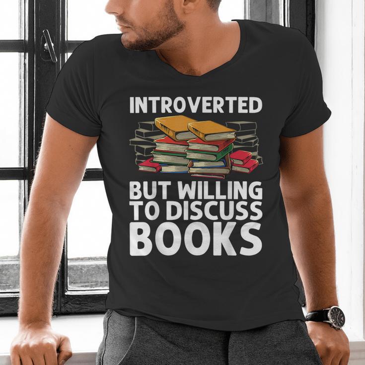 Bookworm Art For Men Women Book Reading Lover Bookish Men's V-Neck T-Shirt