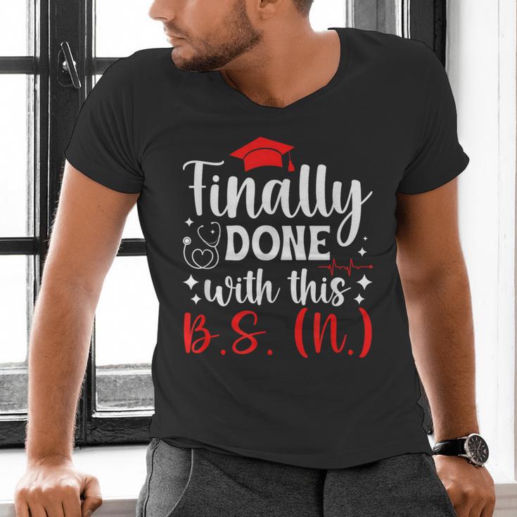 BSN Bachelor Of Science In Nursing Graduation Men's V-Neck T-Shirt