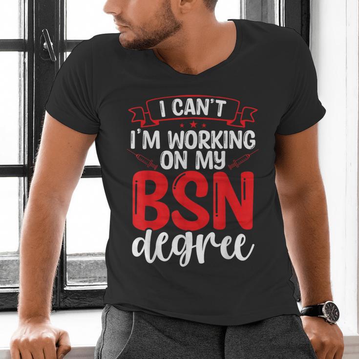 BSN Nurse Graduation Essentials BSN Nursing School Student Men's V-Neck T-Shirt