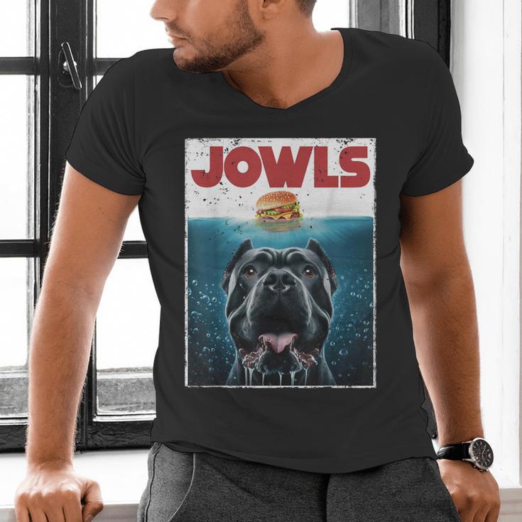 Cane Corso Jowls Top Drool Burger Dog Mom Dog Dad Men's V-Neck T-Shirt Cane Corso Jowls Top Drool Burger Dog Mom Dog Dad Men's V-Neck T-Shirt