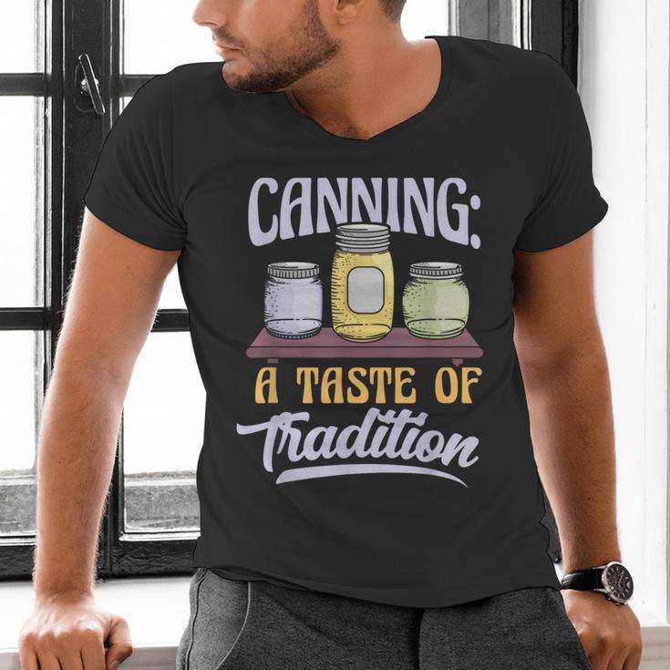 Canning A Taste Of Tradition Nostalgia Craft Men's V-Neck T-Shirt