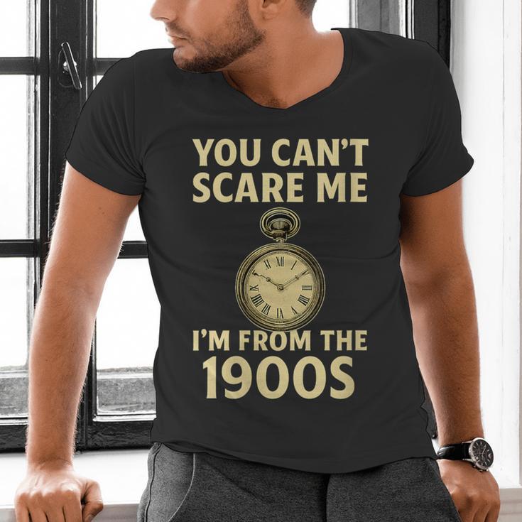 You Can't Scare Me I'm From The 1900s Vintage Pocket Watch Men's V-Neck T-Shirt