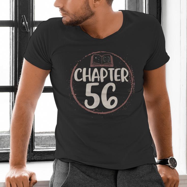 Chapter 56 Birthday Shirt For Women Book Lovers Love To Read Men's V-Neck T-Shirt Chapter 56 Birthday Shirt For Women Book Lovers Love To Read Men's V-Neck T-Shirt