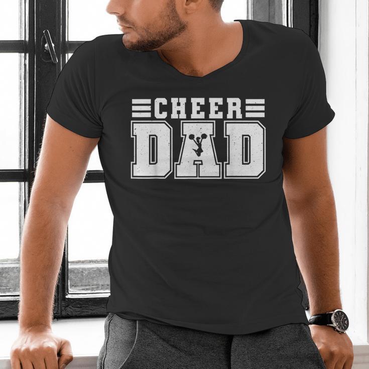 Cheer Dad Cheer Leading Cheer Leading Men Dad Fathers Day Men's V-Neck T-Shirt