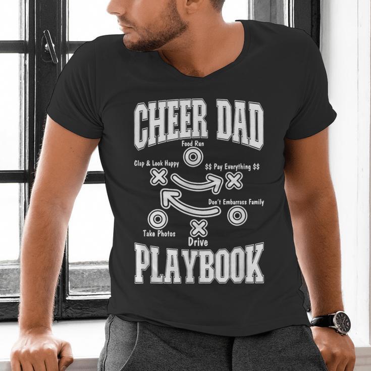 Cheer Dad Playbook Men's V-Neck T-Shirt Cheer Dad Playbook Men's V-Neck T-Shirt