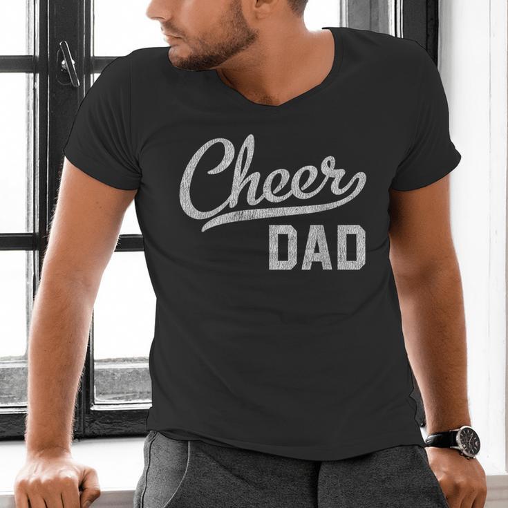 Cheer Dad Proud Cheerleading Dad Small Men's V-Neck T-Shirt